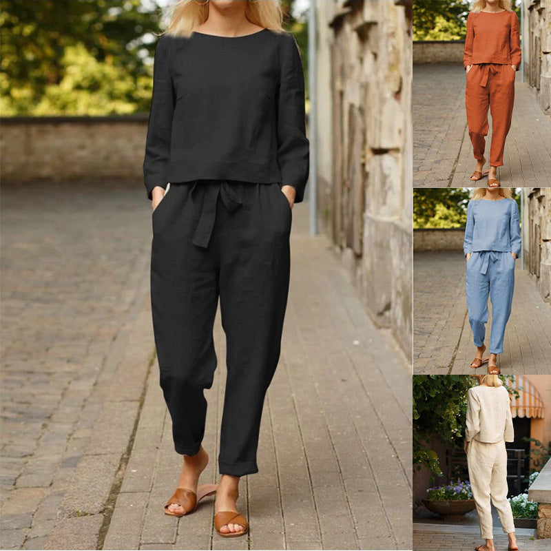 Damen Elegantes und luftiges Zweiteiler-Set Drune