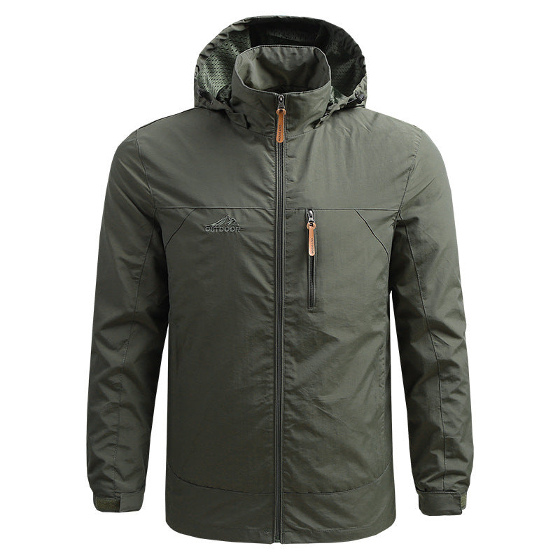 Herren Hochleistungs-Windjacke mit praktischen Taschen Drune
