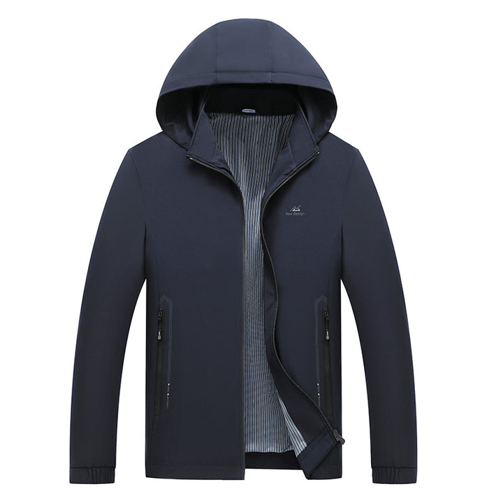 Herren Funktionsjacke mit isolierter Kapuze und atmungsaktiver Innenauskleidung Drune