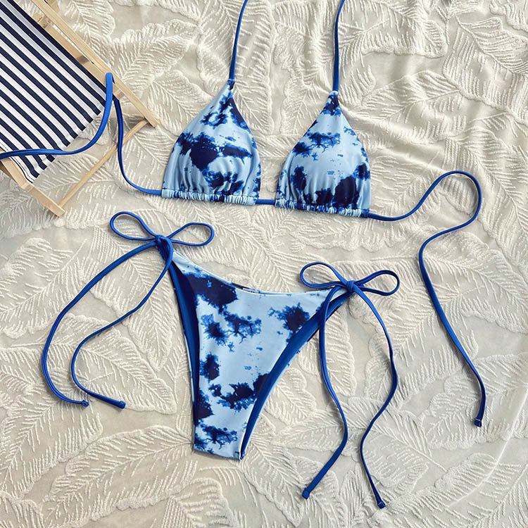 Damen Triangel-Bikini mit verstellbaren Trägern Drune