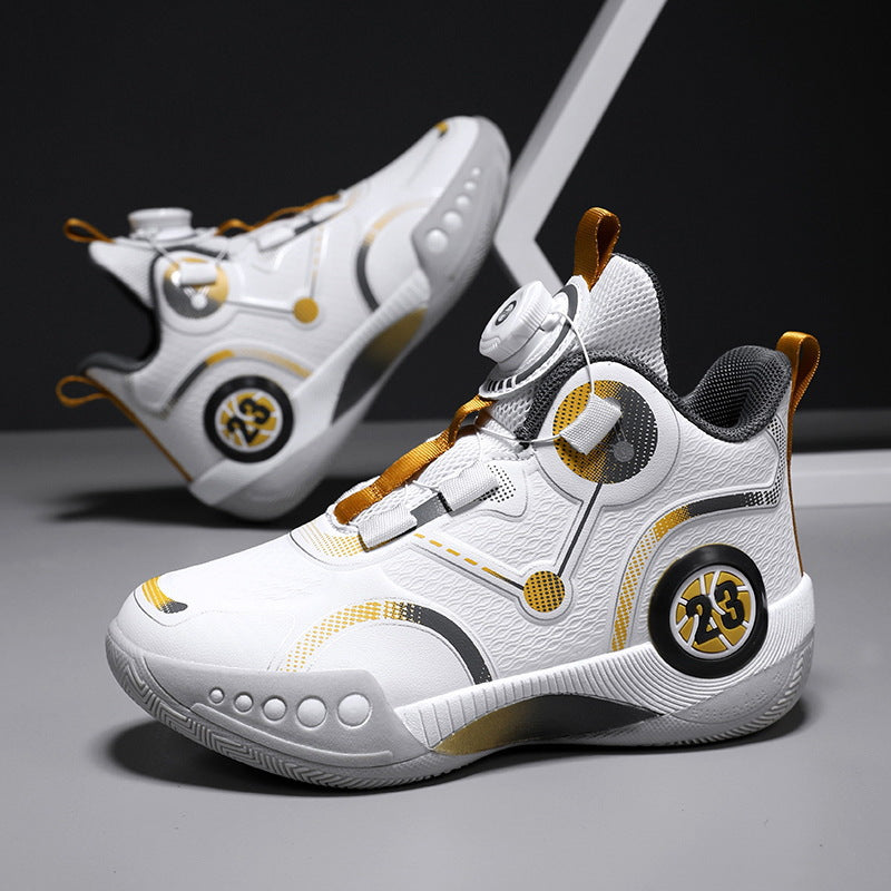 Unisex Futuristische City-Sneaker mit Drehmechanik-Verschluss, gepolsterter Fersenstütze und gedämpfter Wabensohle Drune