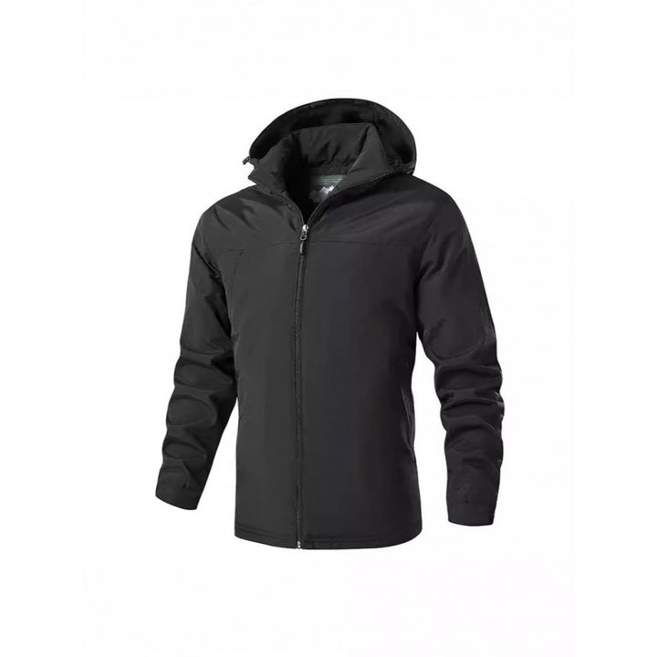 Herren leichte Outdoorjacke mit Kapuze Drune