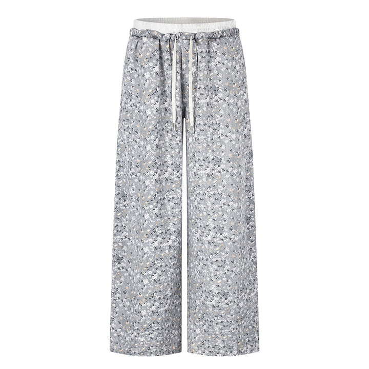 Damen Palazzo‑Glitzerhose mit elastischem Bund und Kordelzug Drune