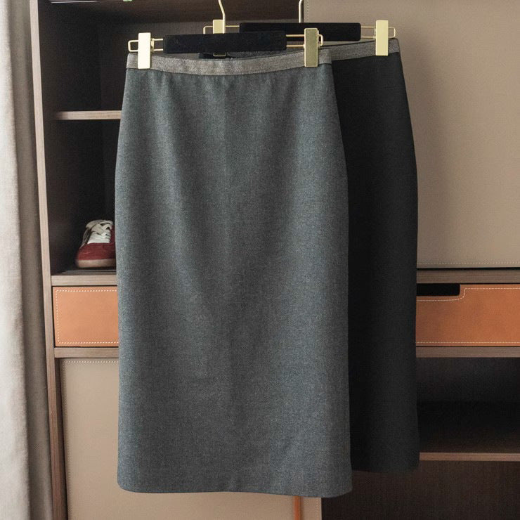 Damen Eleganter Bleistiftrock aus hochwertigem Material Drune
