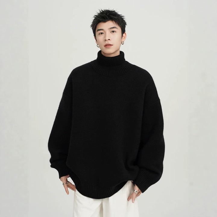Unisex Oversized Rollkragenpullover Drune