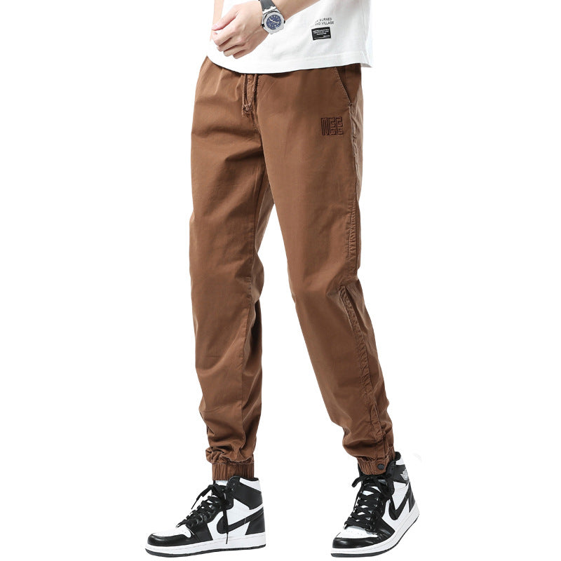 Herren Utility-Joggerhose mit Tunnelzug, elastischen Knöchelbündchen und entspanntem Schnitt Drune