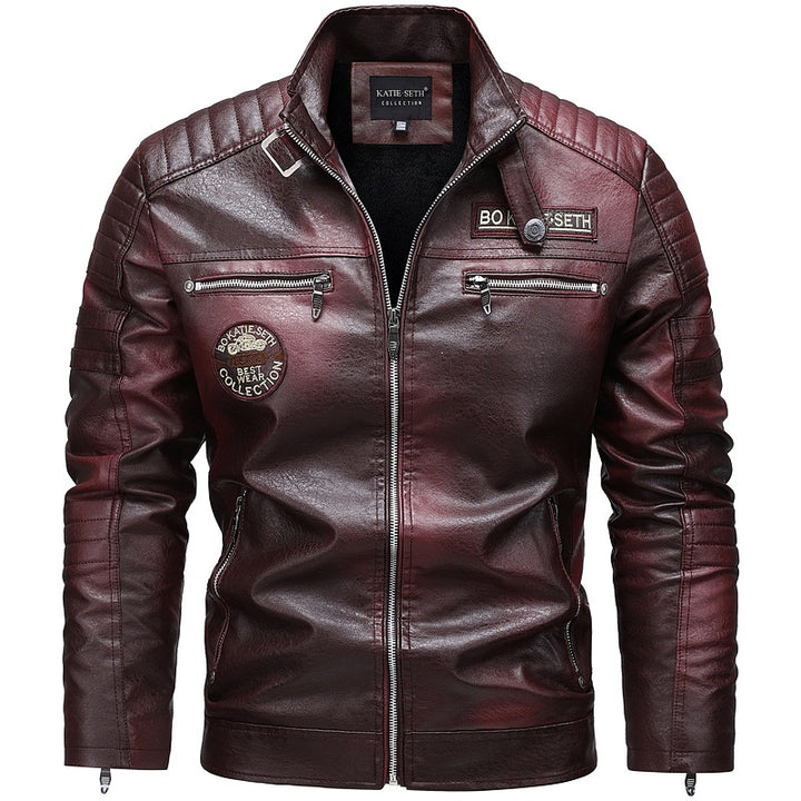 Herren Modische Bikerjacke Drune