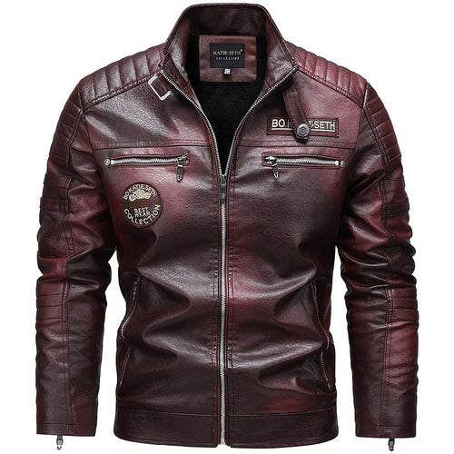 Herren Modische Bikerjacke Drune