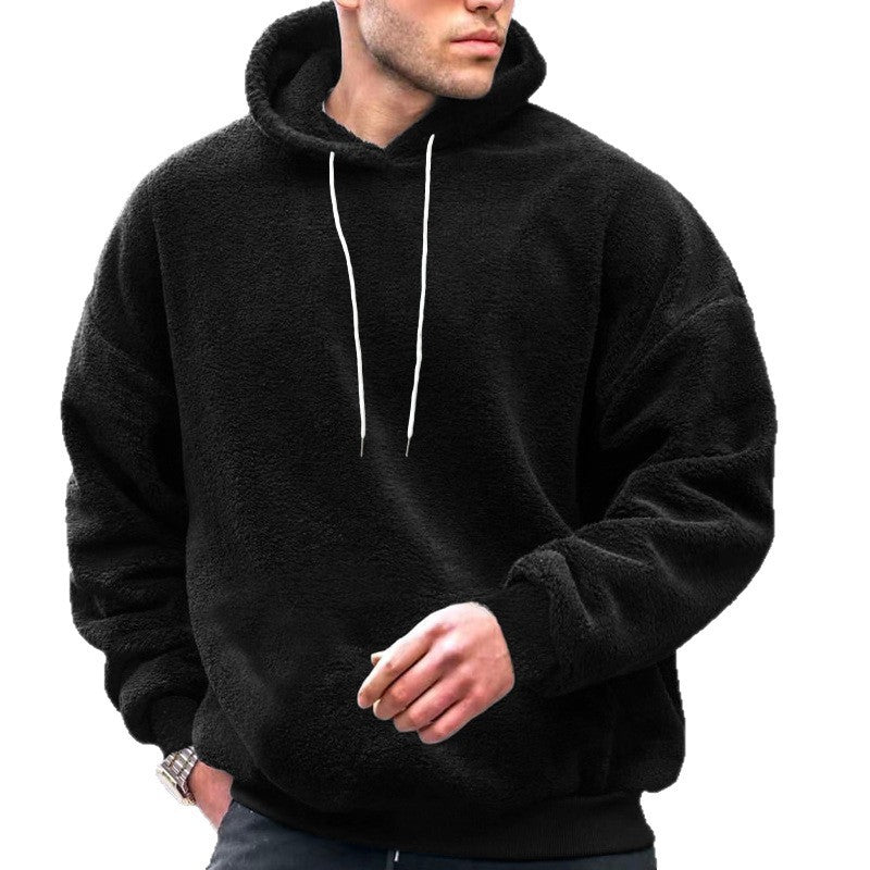 Herren kuschelweicher Kapuzenpullover Drune