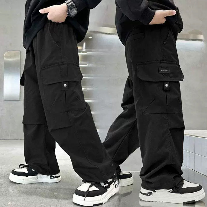 Unisex weite Cargo-Hose mit praktischen Taschen Drune