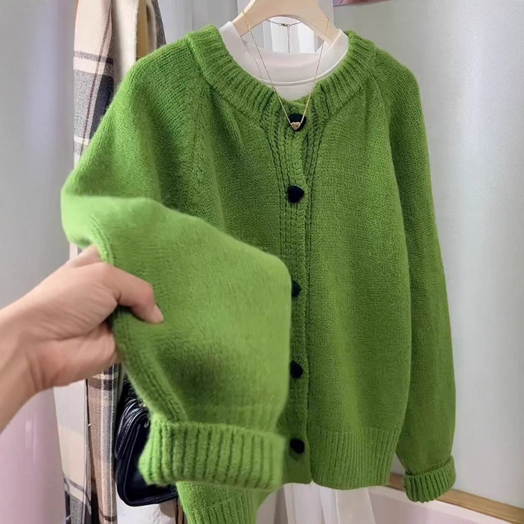 Damen Kuschelige Strickjacke Drune