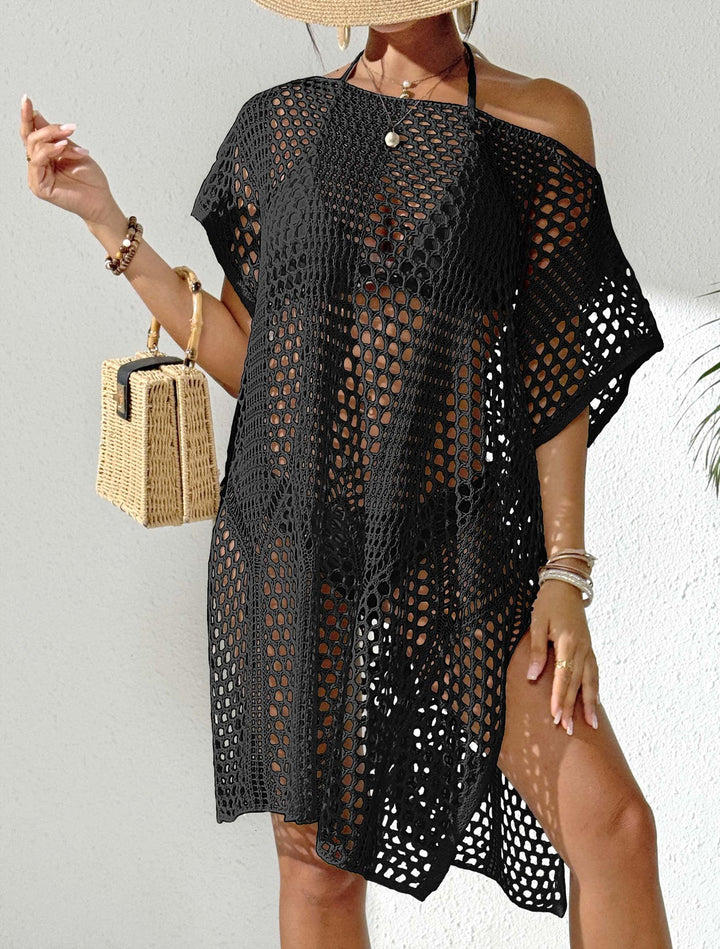 Damen eleganter häkel Strandüberwurf Drune