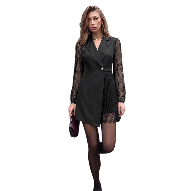 Damen Elegantes Blazerkleid Drune