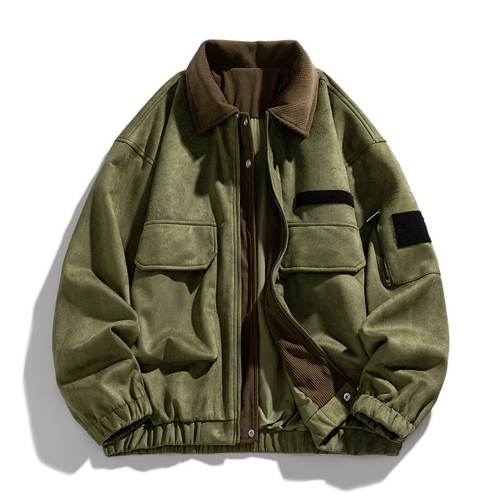 Herren Modische und vielseitige Utility-Jacke Drune