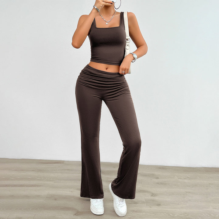 Damen Sportliches Zweiteiliges Set Drune