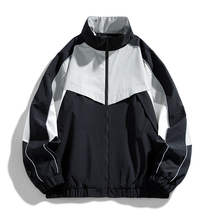 Herren Leichte Sportjacke mit hohem Kragen Drune