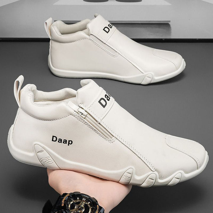 Damen Modische Sneaker mit seitlichem Reißverschluss und ergonomischer Sohle Drune