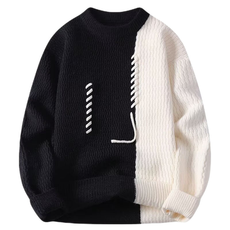 Herren Modischer Pullover mit Struktur Drune
