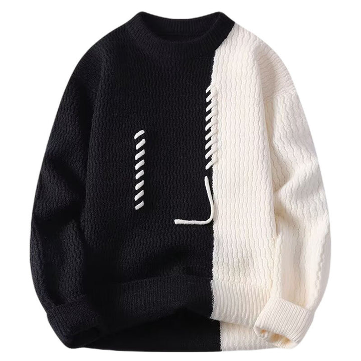 Herren Modischer Pullover mit Struktur Drune