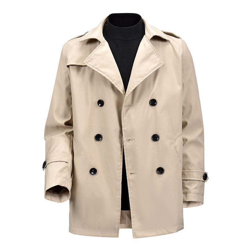 Herren Modische Trenchcoat Drune