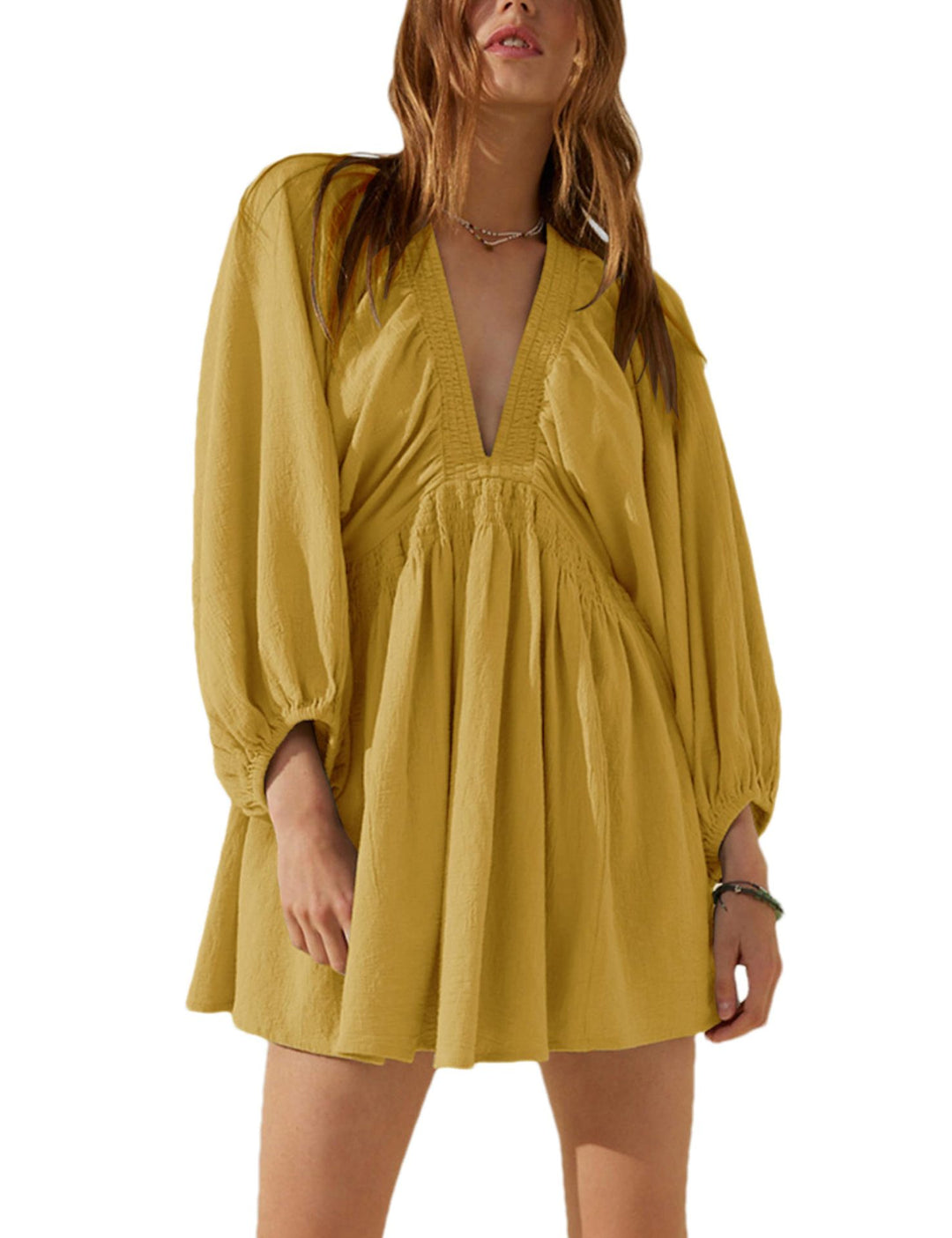 Damen trendiges Minikleid Drune
