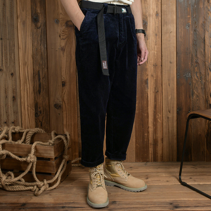 Herren Robuste Wildleder-Schnürstiefel mit gepolsterter Knöchelmanschette Drune