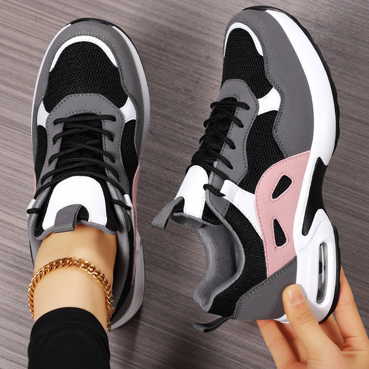 Damen nan urbaner Chunky-Sneaker mit integrierter Luftkammer, atmungsaktivem Mesh und stabilisierender Fersenkappe Drune