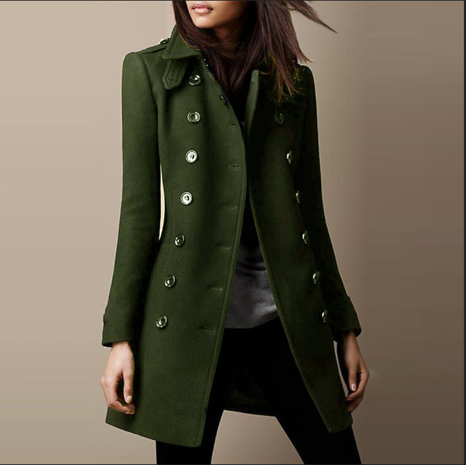 Damen Elegante und stilvolle Wollschnittejacke Drune