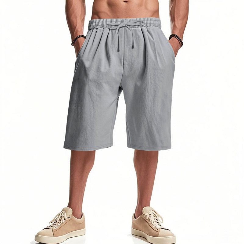 Herren bequeme Cargo-Shorts mit elastischem Bund und großzügigen Taschen Drune