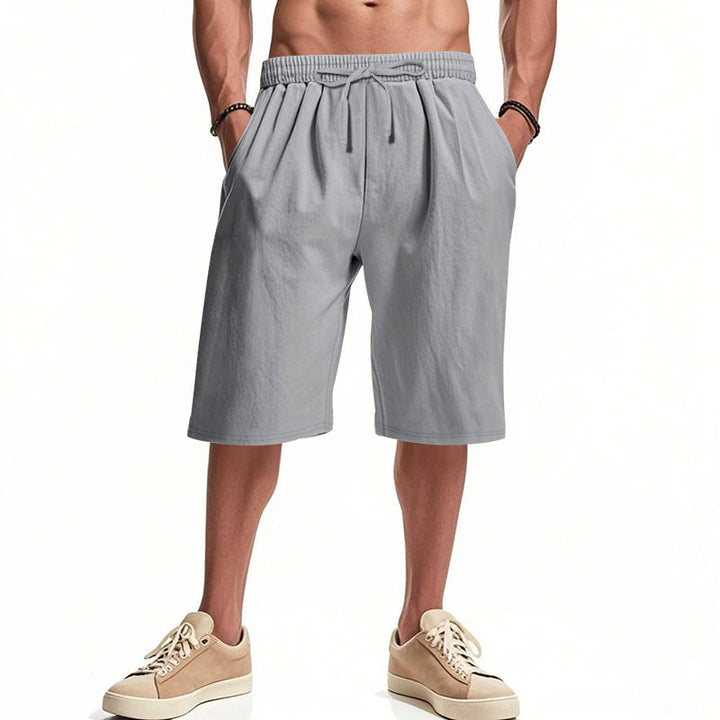 Herren bequeme Cargo-Shorts mit elastischem Bund und großzügigen Taschen Drune