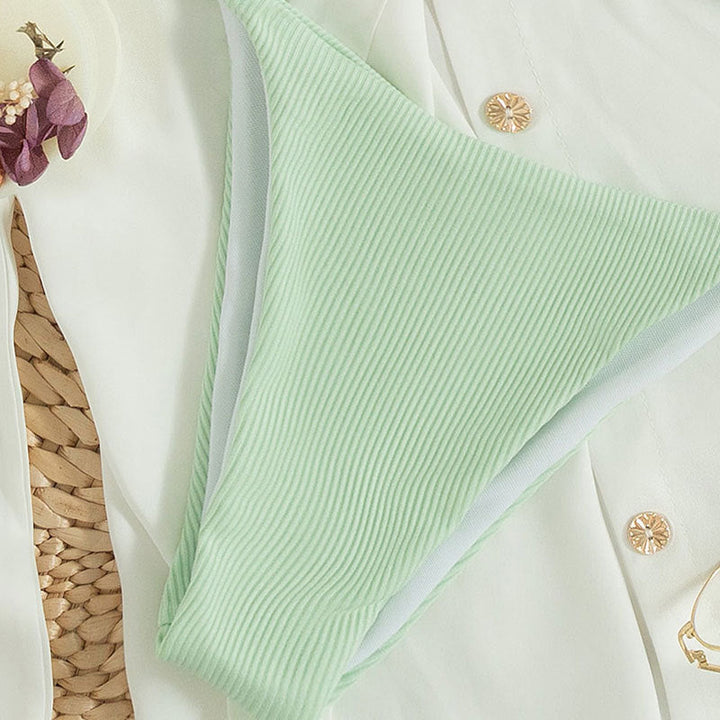 Damen Triangel-Bikini mit feinen Rüschendetails Drune