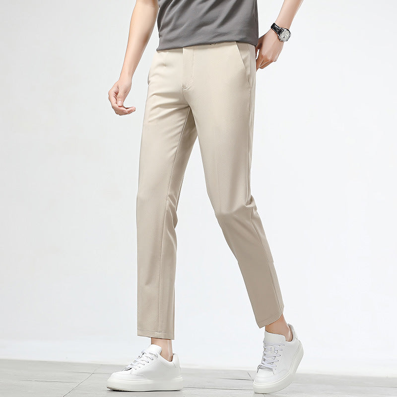 Herren Komfortable Chino-Hose Drune