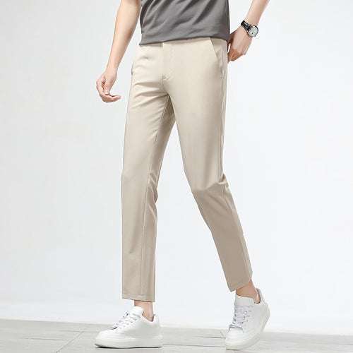 Herren Komfortable Chino-Hose Drune