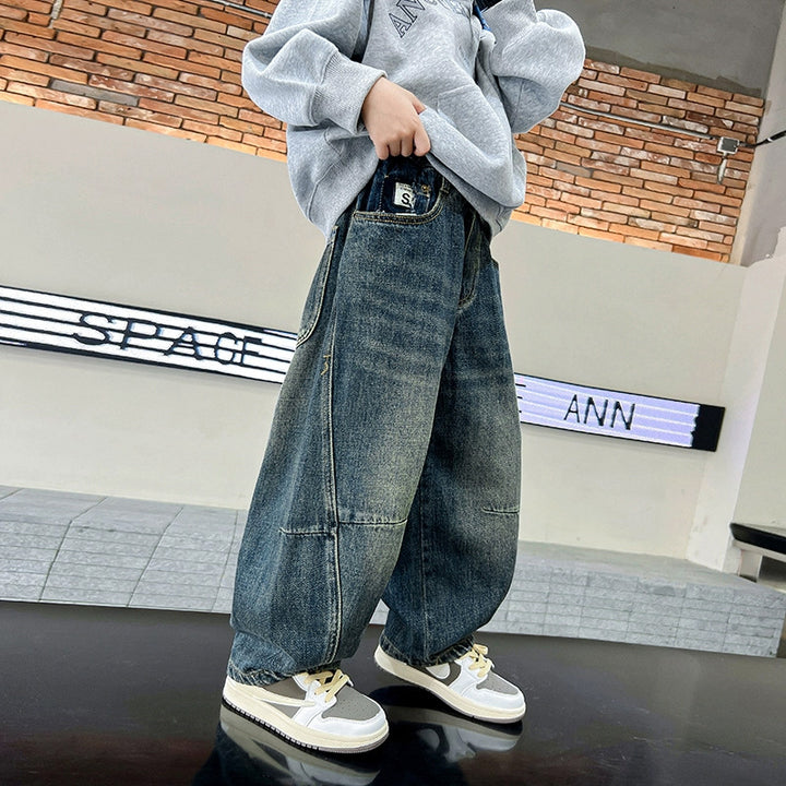 Unisex weite Jeans mit lässigem Design Drune