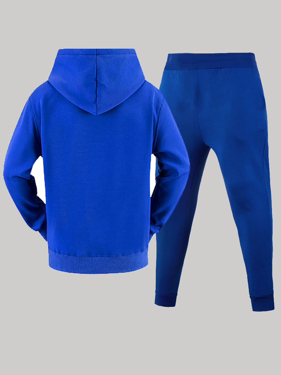 Herren Sweatshirt und Jogginghose Set mit kunstvollem Grafikdruck Drune