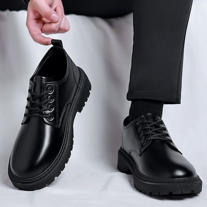 Herren Klassische Schnürschuhe mit rutschfester Gummisohle und robustem Obermaterial Drune
