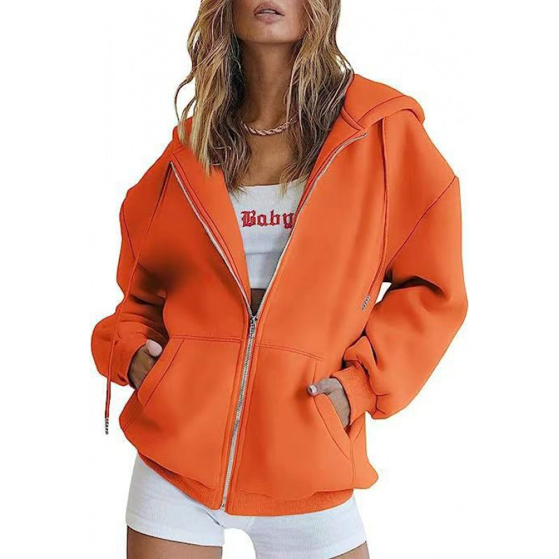 Damen Oversized Kapuzenjacke Drune