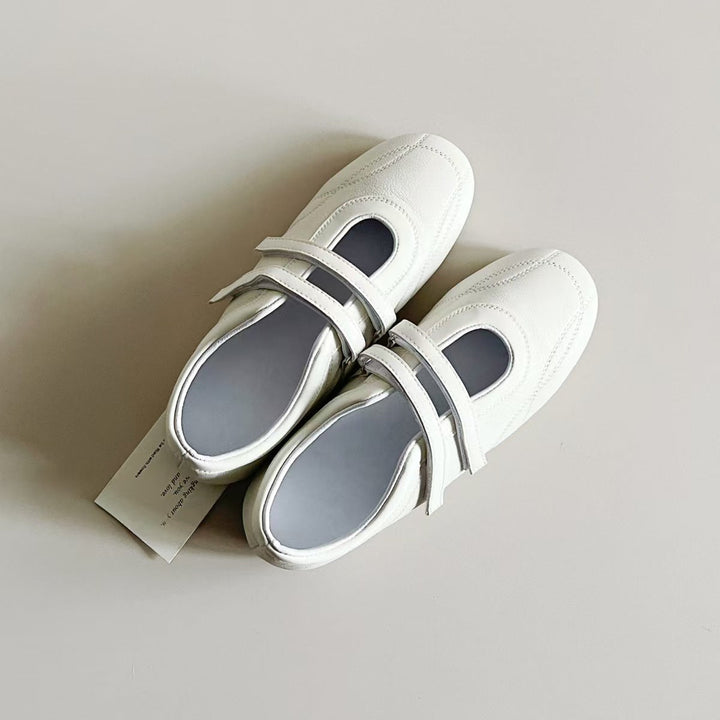 Damen Ballerina-Slipper mit verstellbarem Riemen und komfortablem Innenfutter Drune