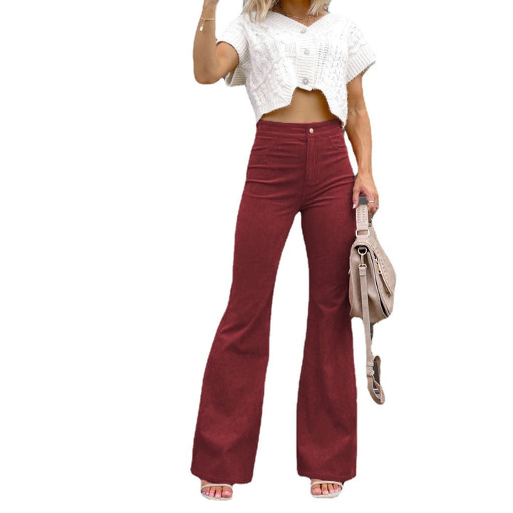 Damen Flared Jeans mit hohem Bund und figurformendem Schnitt Drune