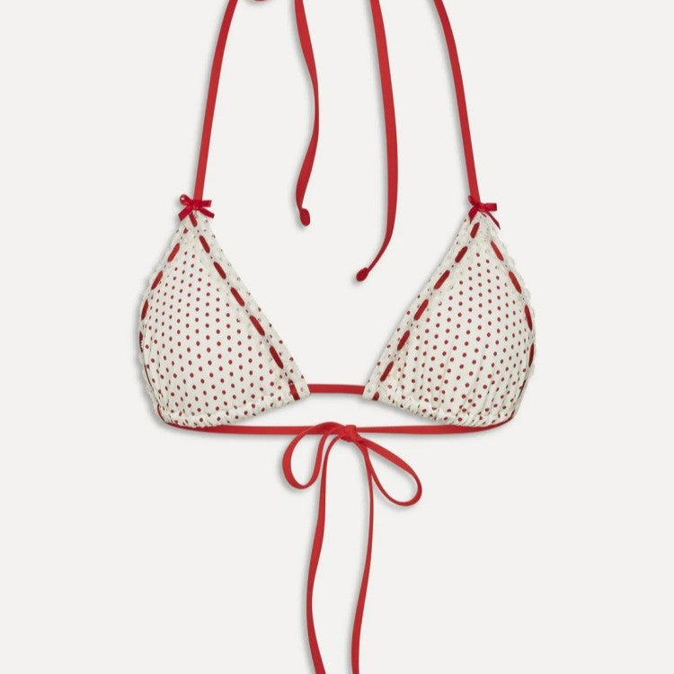 Damen Triangel-Bikini mit kontrastierenden Akzenten Drune