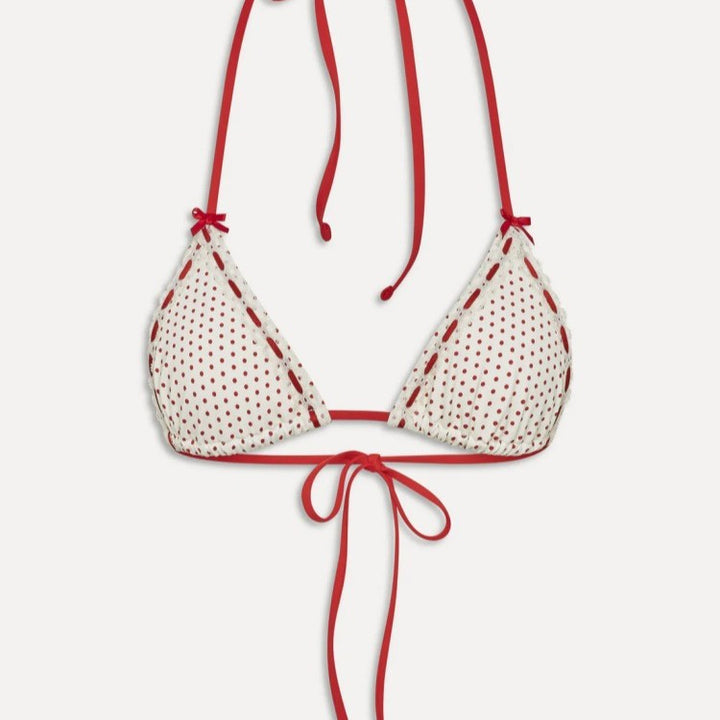 Damen Triangel-Bikini mit kontrastierenden Akzenten Drune