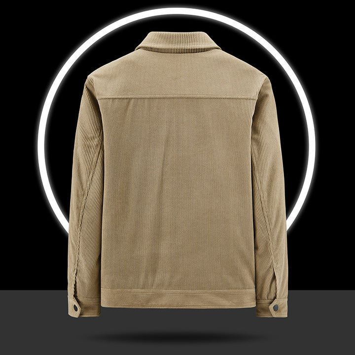 Herren Lässige Cordjacke mit praktischen Taschen Drune 1787797822
