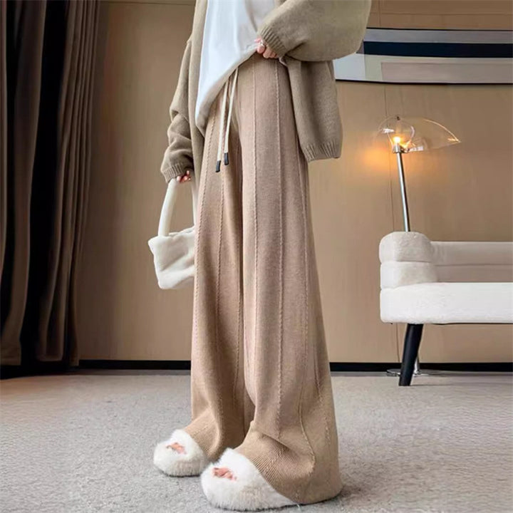 Damen Weit geschnittene Freizeithose mit elastischem Bund und praktischen Taschen Drune