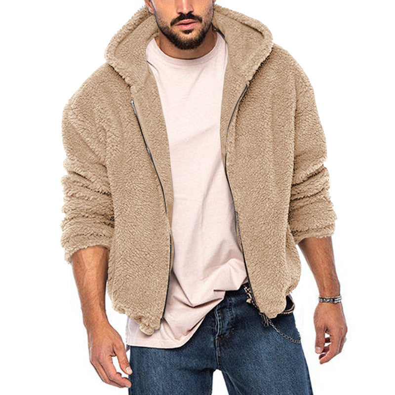Herren kuschelige Fleecejacke mit hochwertiger Innenfütterung und praktischem Reißverschluss Drune