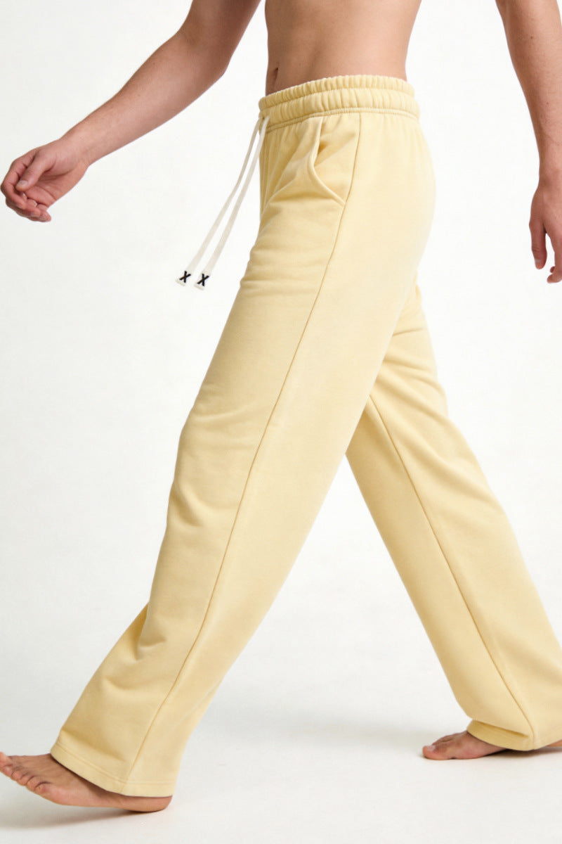 Herren Weite Lounge-Jogginghose mit elastischem Bund, Tunnelzug & Seitentaschen Drune