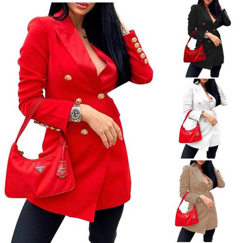 Damen Kleine Nylon-Schultertasche mit Kettenriemen und Dreieck-Logo Drune