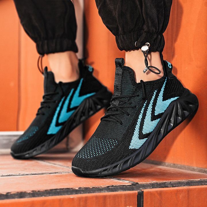Damen Atmungsaktive und flexible Fitness-Sneaker mit rutschfester Sohle Drune