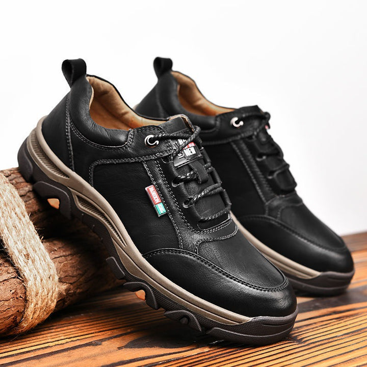 Herren Bequeme und Stylische Leder Sneakers Drune
