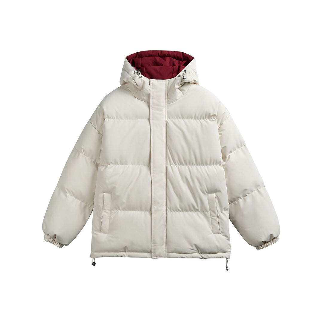 Damen Wattierte Kapuzen‑Steppjacke im Oversize‑Pufferschnitt mit Tunnelzugbund Drune