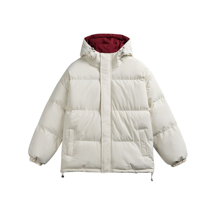 Damen Wattierte Kapuzen‑Steppjacke im Oversize‑Pufferschnitt mit Tunnelzugbund Drune